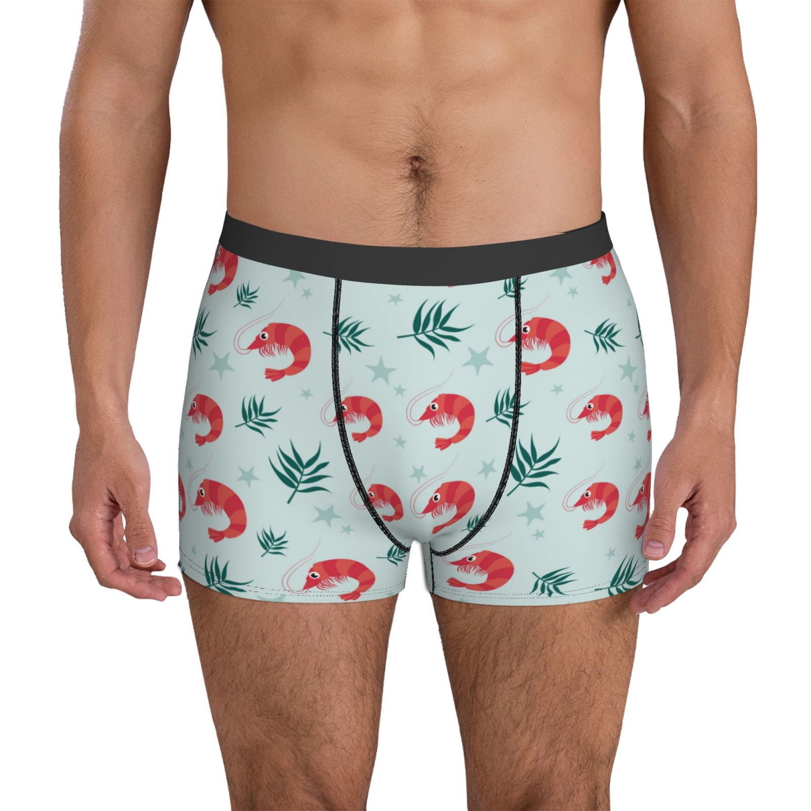 Green Fish FDMBXI-100037, Slip Boxer Uomo, White