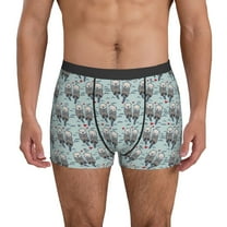 Mens Underwear Boxer Briefs - Sea Otter Comfort Breathable men's boxer briefs with Flex Waistband