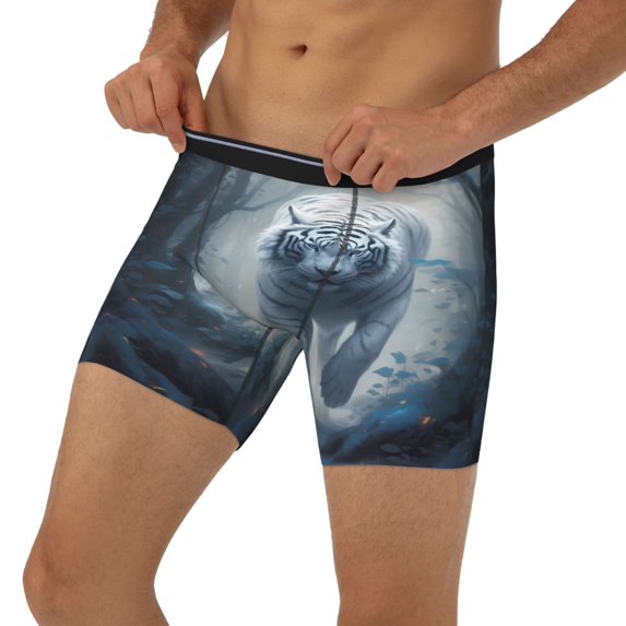 Boxer Compressione ALL Or NOTHING TIGER Uomo Taglia M/L Bianco E Nero - Foto 3