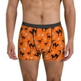 thumbnail image 1 of Mens Underwear Boxer Briefs - halloween cat Patterns Comfort Breathable men's boxer briefs with Flex Waistband, 1 of 7