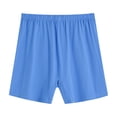thumbnail image 1 of Mens Underwear Breathable Boxer Short Loose Lounge Shorts Blue 6XL, 1 of 2