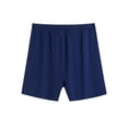 thumbnail image 1 of Mens Underwear Breathable Boxer Short Loose Lounge Shorts Blue XL, 1 of 2