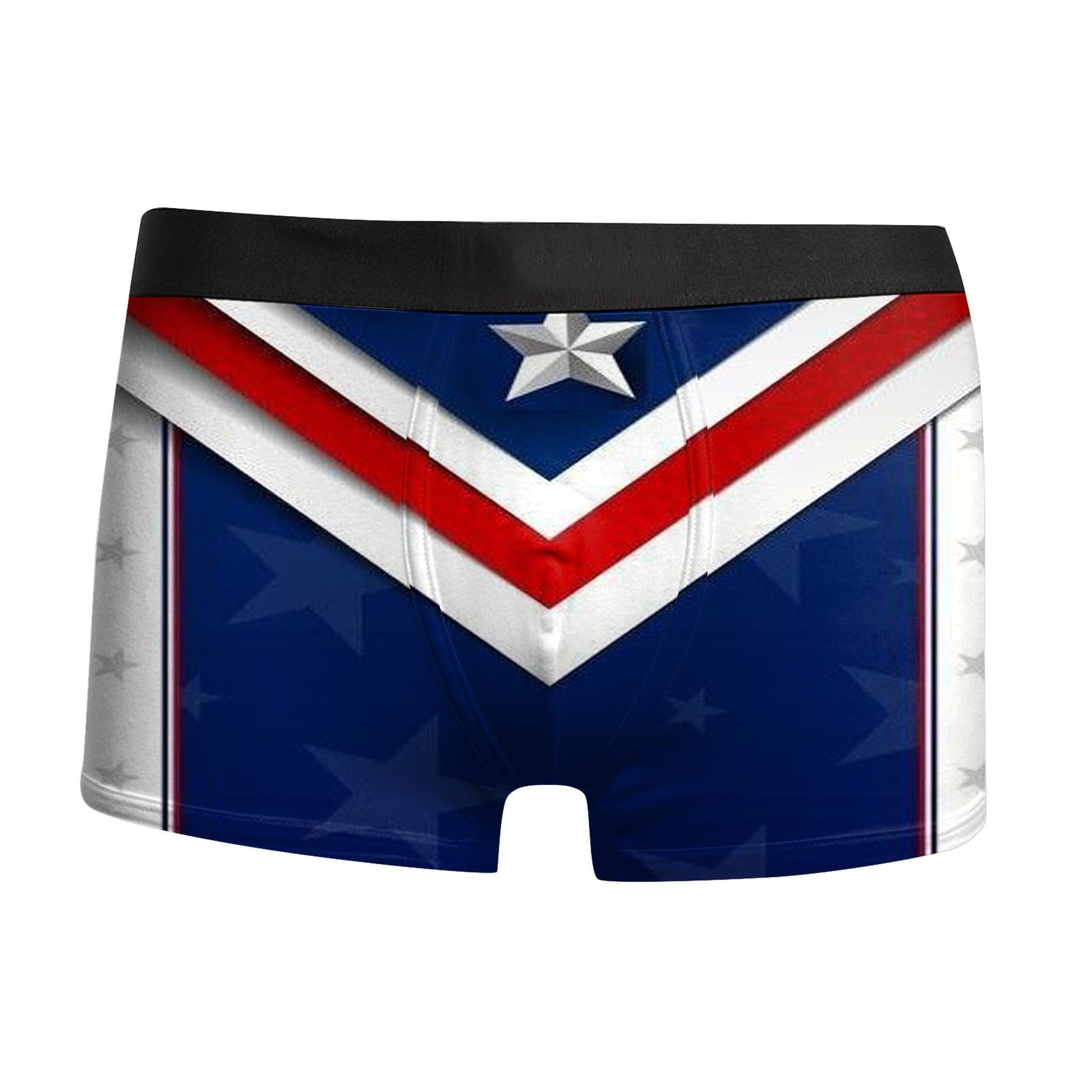 Mens Underwear Breathable Trend Novel Digital 3D Printed Underwear