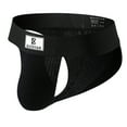 thumbnail image 1 of Mens Underwear Casual Hollow-carved Design Double Thong Panties Hip Lift Low Waist Underwear, 1 of 4