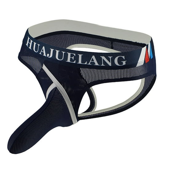 Mens Underwear Fashion Ice Silk Panties Briefs Fashion Breathable Nylon Mesh Boxers