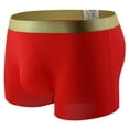 thumbnail image 1 of Mens Underwear Fashionable Boxer Pants Ice Silk Seamless Breathable Comfortable Underwear, 1 of 5