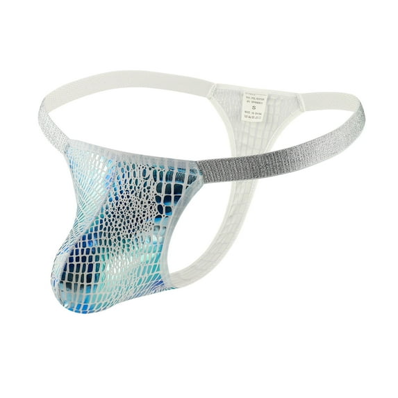 Mens Underwear Clearance Men's Fashion Glossy Sexy Breathable Thong Panties