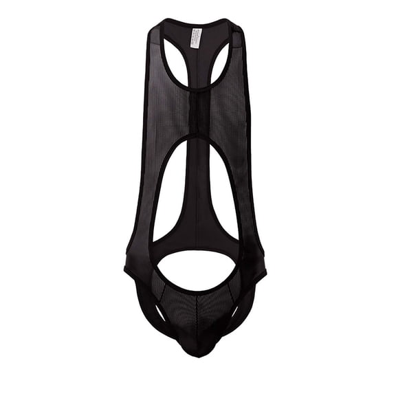 Mens Underwear Men's Sexy All-in-One Mesh Breathable Bag Solid Color Underpants