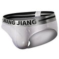 thumbnail image 1 of Mens Underwear Clearance Men's Sexy Solid Color Low Waist Briefs Underpants, 1 of 4