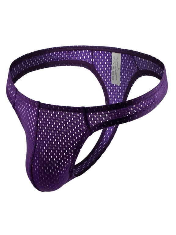Mens Underwear Ring Panties Sexy Fashion Breathable Nylon Mesh Thong Cool And Comfortable
