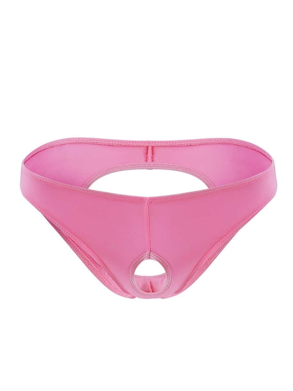 Mens Underwear Sexy Mini Men's Thong Personality Hoop Low Waist T Pants Swimsuit Underwear