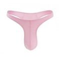 thumbnail image 1 of Mens Underwear Thongs Seamless Low-waisted Adult Revealing Buttocks Narrow-brimmed T Pants, 1 of 5