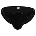 thumbnail image 1 of Mens Underwear Ultra Thin Ice Silk Narrow Side Low Waist Briefs Hip Wrap Underwear, 1 of 6
