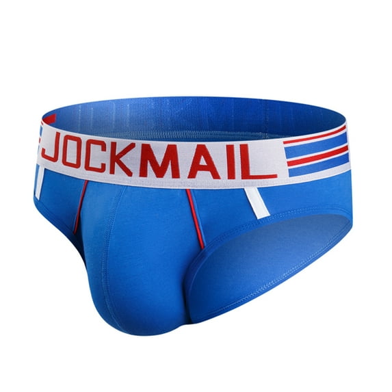 Mens Underwear Underwear Briefs Trendy Personality Brand Youth Half-Pack Hip Pants