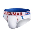 thumbnail image 1 of Mens Underwear Underwear Briefs Trendy Personality Brand Youth Half-Pack Hip Pants, 1 of 8