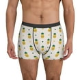 thumbnail image 1 of Mens Underwear, Cool Pineapple Love Sexy Mens Underwear Boxer Briefs, Breathable Boxer Briefs for Men, 1 of 5