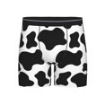 thumbnail image 1 of Mens Underwear, Cow Spots Pattern Mens Underwear Boxer Briefs, Soft Breathable Underwear Long Leg For Men, 1 of 8