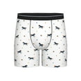 thumbnail image 1 of Mens Underwear, Cute Cartoon Horse Flower Leaves_C Mens Underwear Boxer Briefs, Soft Breathable Underwear Long Leg For Men, 1 of 8
