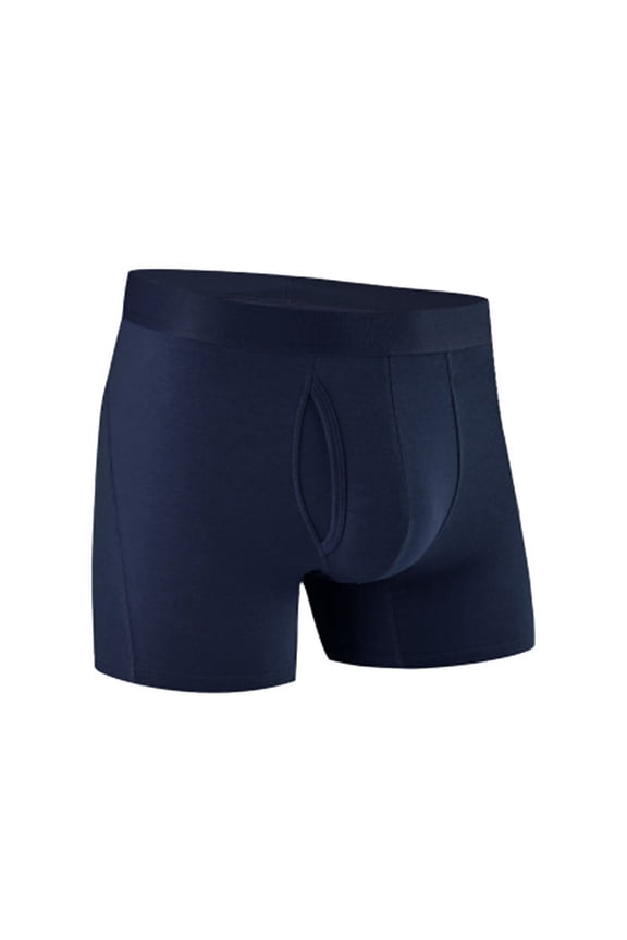 Mens Underwear Extended Length Ventilate Washable Absorbency Boxer Briefs Summer Soft Breathable Trunks XL