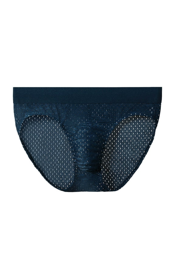 Mens Underwear Fashion Sexy Adult Low Rise Men's Open Polyester Triangle Pants