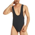 thumbnail image 1 of Mens Underwear Funny One-piece Bikini Men's One-piece Rib Underwear Underwear With Waist, 1 of 5
