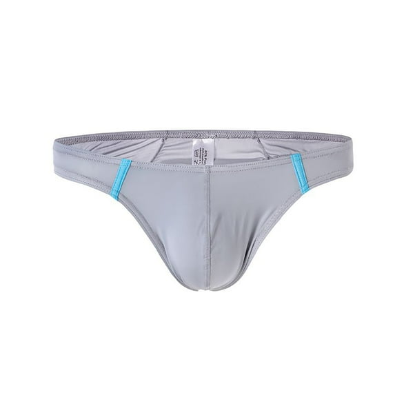 Mens Underwear Lingerie Ice Silk Patchwork Sleepwear Babydoll G-String Stylish Nightwear