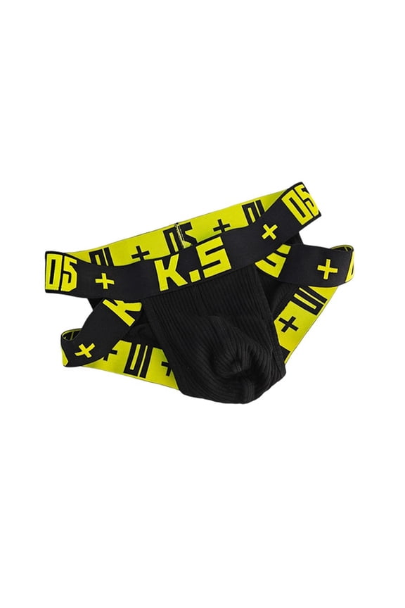 Mens Underwear,Low Rise Briefs Letter Print Underwear Comfortable Daily Wear for Summer Casual Sports Outfits,Men's Underwear,L,Black
