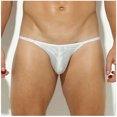 thumbnail image 1 of Mens Underwear Low Waisted Briefs Boys Trendy Lightweight Solid Color Shiny G-String High-Cut Breathable Thongs, 1 of 5