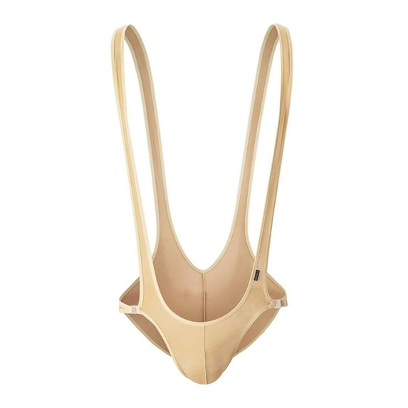 Mens Underwear Men Casual Fashion Solid Underwear High Stretch Jumpsuit Low Waist Briefs