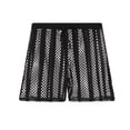 thumbnail image 1 of Mens Underwear Men Casual Fashion Solid Underwear Mesh Striped Breathable Low Waist Briefs, 1 of 5