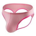 thumbnail image 1 of Mens Underwear Men Casual Fashion Solid Underwear Mesh Striped Low Waist Briefs, 1 of 1