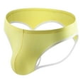 thumbnail image 1 of Mens Underwear Men Casual Fashion Solid Underwear Mesh Striped Low Waist Briefs, 1 of 2