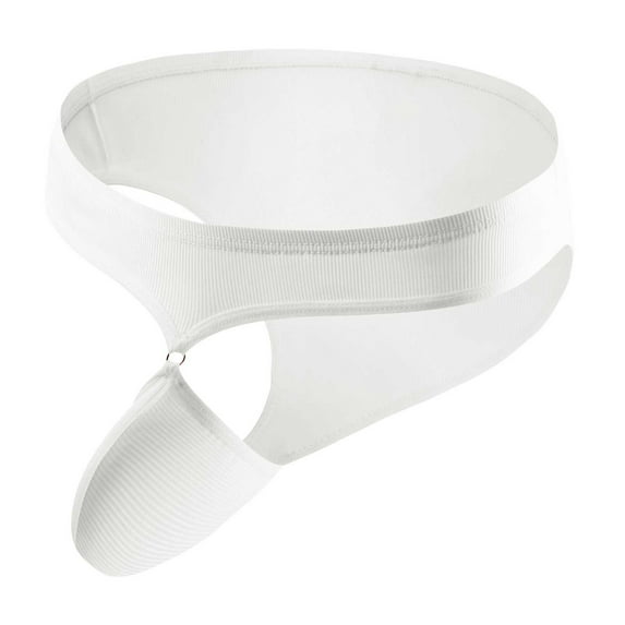 Mens Underwear Men Casual Fashion Solid Underwear Mesh Striped Low Waist Briefs