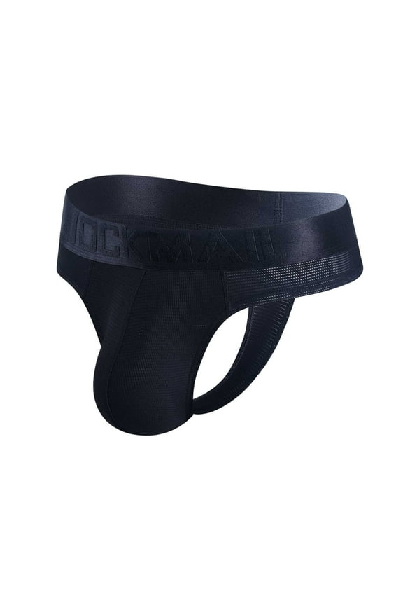 Mens Underwear Men Casual Fashion Solid Underwear Thong Buttock Lift Breathable Briefs