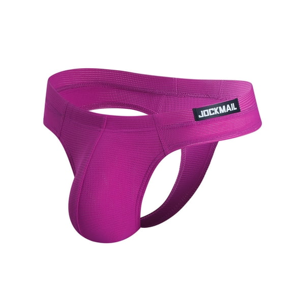 Mens Underwear Men Casual Fashion Solid Underwear Thong Buttock Lift Breathable Briefs