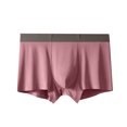 thumbnail image 1 of Mens Underwear Men Casual Solid Mid Waist Hip Lift Breathable Boxer Underwear Pants, 1 of 3