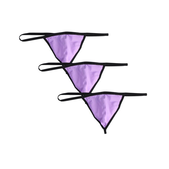 Mens Underwear Men Casual Solid Thong Low Waist Breathable Briefs Pants