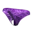 thumbnail image 1 of Mens Underwear Men'S Comfortable y Patent Leather Briefs, 1 of 5