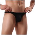 thumbnail image 1 of Mens Underwear Men Underwear Shorts Solid Underpants Pouch Soft Cotton Briefs Panties, 1 of 1