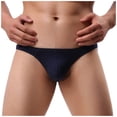 thumbnail image 1 of Mens Underwear Men Underwear Shorts Solid Underpants Pouch Soft Cotton Briefs Panties, 1 of 1
