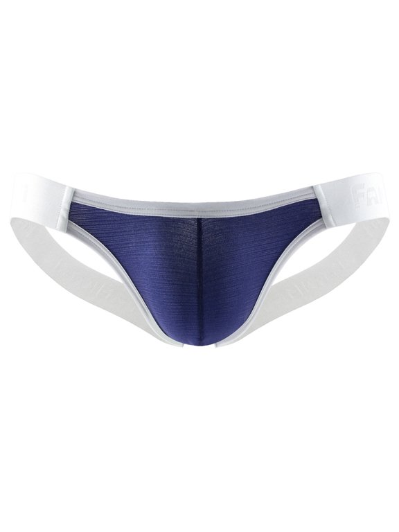 Mens Underwear Men's Buttless Briefs Brushed Breathable Double Butt Pants