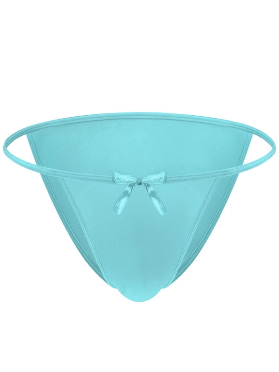 Mens Underwear Men's Invisible Underwear Briefs G-Strings Traceless Crotch Lingerie