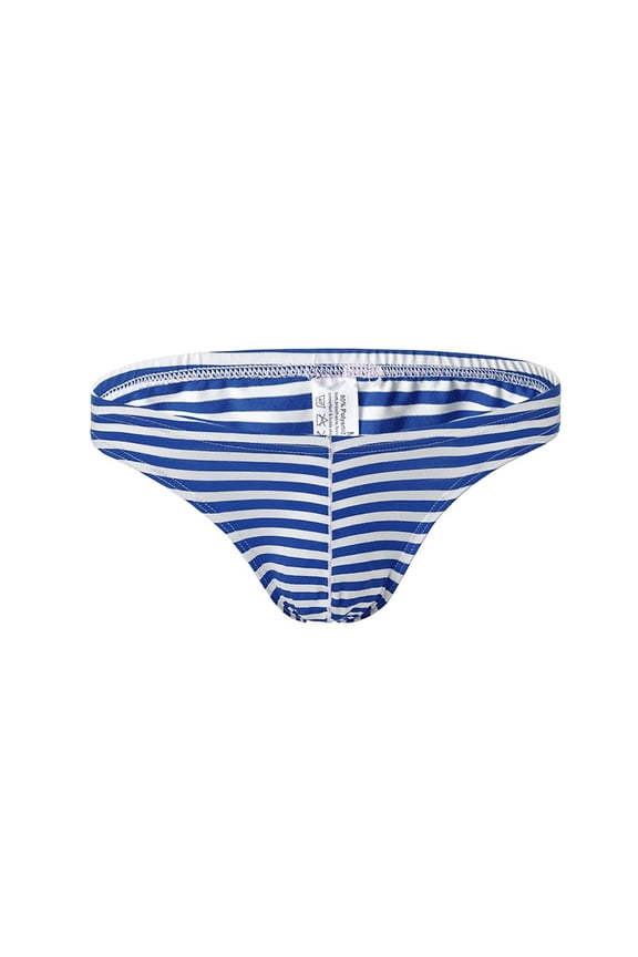 Mens Underwear Men's Sexy Striped Low Waist Briefs Underpants