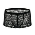 thumbnail image 1 of Mens Underwear,Men's Soft Breathable Mesh Knit Underwear Low Rise Design For All Day Comfort And Support Lightweight Fabric,Men's Underwear,Black,S, 1 of 4