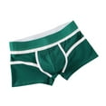 thumbnail image 1 of Mens Underwear Men's Solid Color Boxer Large Size Mid Waist Boxer Briefs, 1 of 3