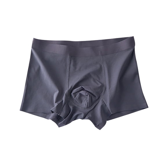 Mens Underwear,Men's Underwear Soft Breathable Bamboo Viscose Fabric Comfortable Supportive Open Fly Pouch Design Everyday Underwear,Men's Underwear,Dark Gray,2XL