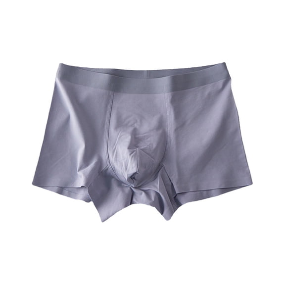 Mens Underwear,Men's Underwear Soft Breathable Bamboo Viscose Fabric Comfortable Supportive Open Fly Pouch Design Everyday Underwear,Men's Underwear,Grey,XL