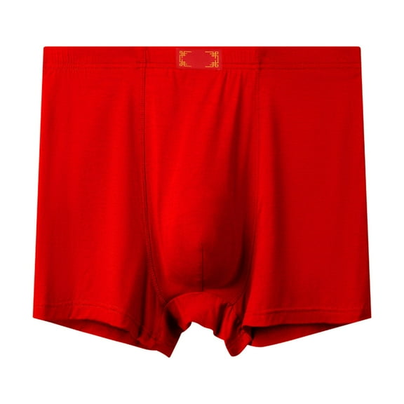 Mens Underwear,Men's Underwear Soft Breathable Comfort Fit Briefs for Everyday Wear with Supportive Elastic Waistband Design,Men's Underwear,Red,2XL