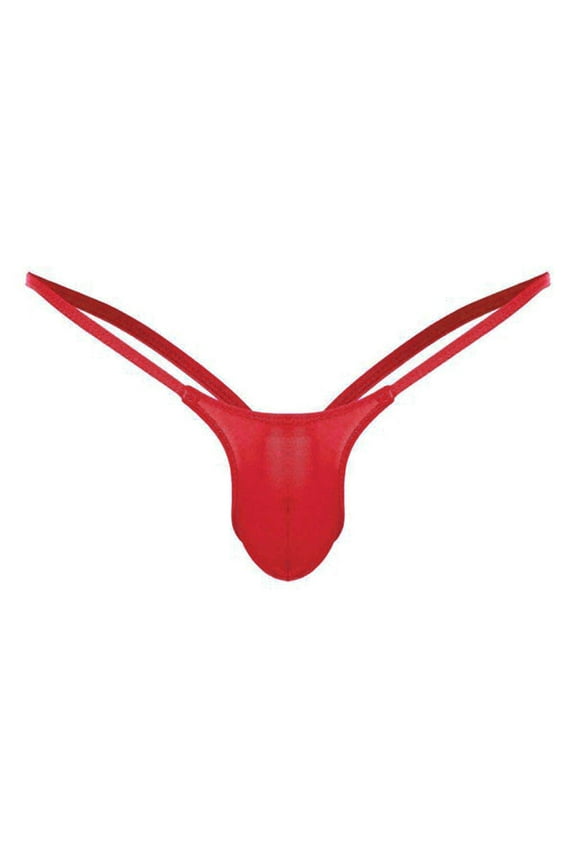 Men's Boxer Briefs Open Back Underpants Low Waist Thong Underwear