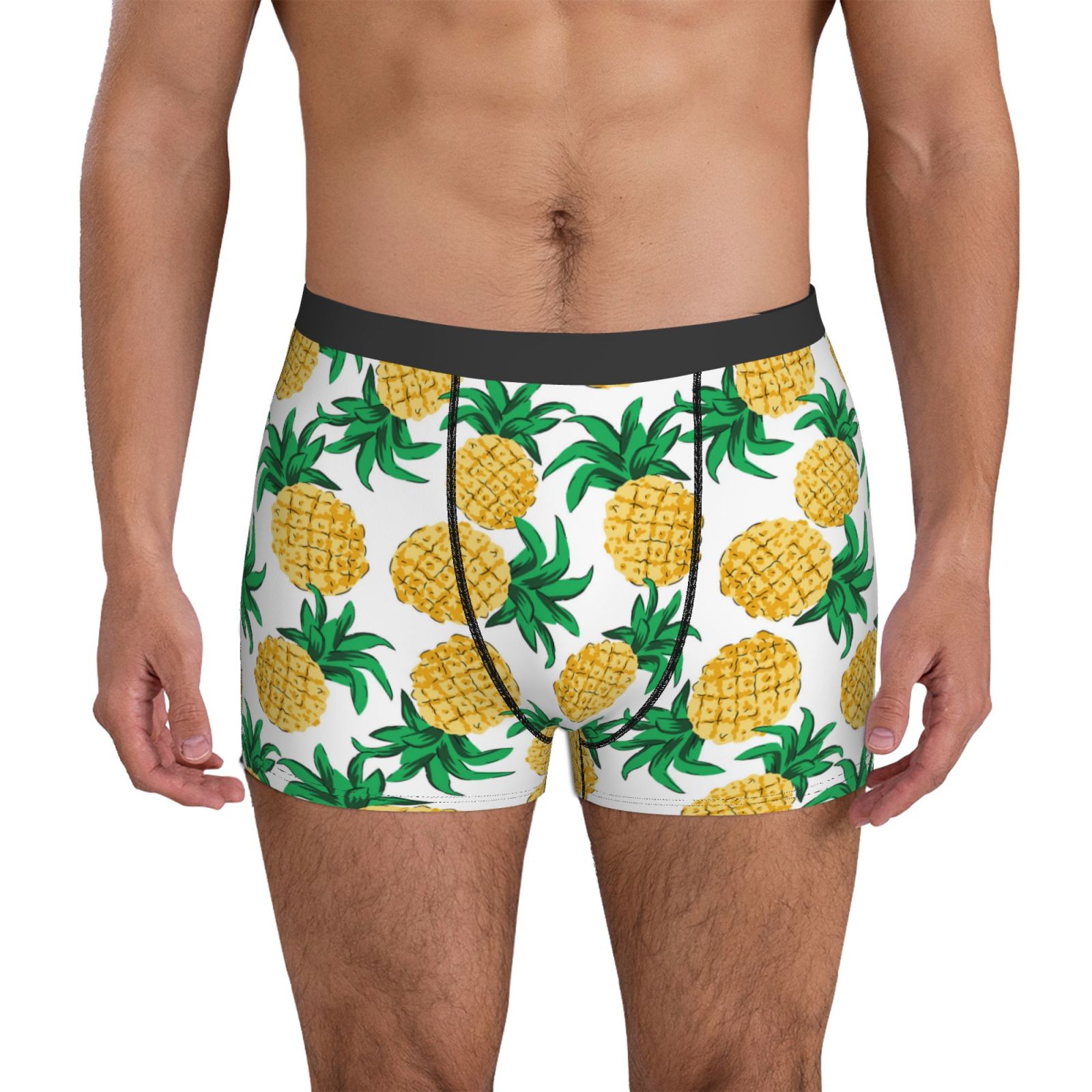 Mens Underwear, Pineapple Sexy Mens Underwear Boxer Briefs, Breathable ...